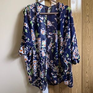 OS Floral Kimono